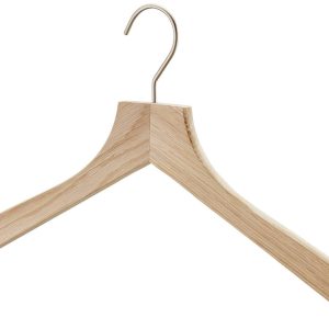 Häfele Kleiderbügel H5217 Eiche Haken silberfarben matt