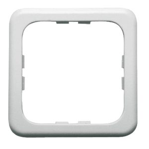 Häfele Abdeckrahmen 1-3-fach Modul Serie 10.000 Kunststoff, 3-fach silberfarben matt