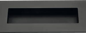 Häfele Muschelgriff H10188 Alpine Style Einlassgriff 120×50 mm antik schwarz matt