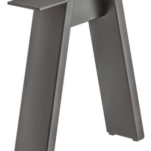 Häfele Bankgestell zum Anschrauben Kufe Tragkraft 200 kg Form A, Rohstahl lackiert