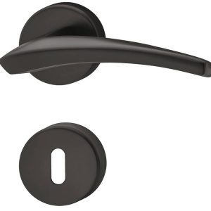 Häfele Türdrücker-Garnitur LDH 3310 Türgriff schwarz matt, BB – Buntbart
