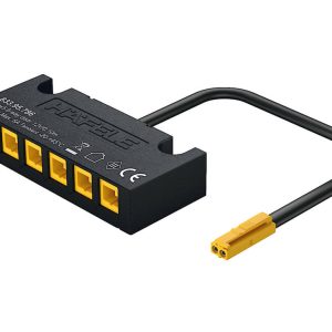 Häfele LOOX5 6-Fach-Verteiler 12V oder 24V ohne Schalteranschluss monochrom, 12 V – max. 60 W