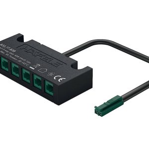 Häfele LOOX5 6-Fach-Verteiler 12V oder 24V ohne Schalteranschluss monochrom, 24 V – max. 90 W