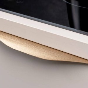 Viefe Griffleiste NOMA aus Aluminium, Messing gebürstet – 128 mm