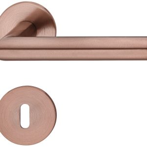 Häfele Türdrücker-Garnitur LDH 2171 Bronze matt, BB – Buntbart