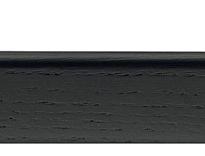 Häfele Möbelgriff BUNTO aus Holz, BA 160 mm, Esche schwarz gebeizt