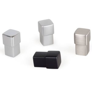 Viefe Möbelknopf BOXX aus Metall, Edelstahl-Optik