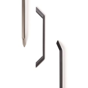 Viefe Möbelgriff FELTRE aus Metall, BA 192 mm, Edelstahl-Optik