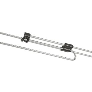 Gedotec Kleiderbügelhalter MAYA Kleiderbügelauszug verchromt poliert,  300 mm
