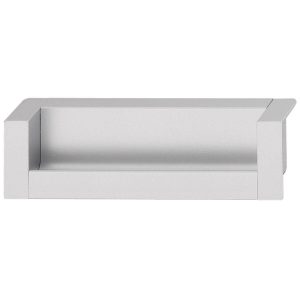 Häfele Muschelgriff SAMOA aus Aluminium, 142 x 31 mm BA 128 mm