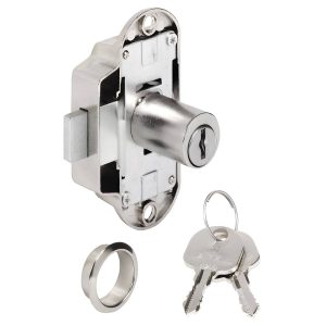 Häfele Drehstangen-Schloss H6116 Möbelschloss Piccolo-Nova Zylinder 18×23 mm, gleichschließend – Rechts – Dornmaß 25 mm