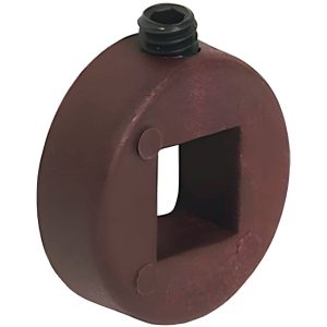 Häfele Befestigungs-Rosette H6142 für Push Lock Aufschraub-Fallenschloss braun