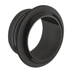 Häfele Rosette PUSH-LOCK für Plattendicke 16 mm, Kunststoff schwarz