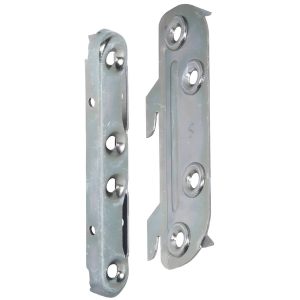 Häfele Bettverbinder mit gekröpftem Haken- und Schließteil Höhe 100 mm