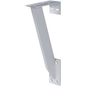 Häfele Barkonsole Aluminium Stütze rechteckig flach zur Montage an die Wand