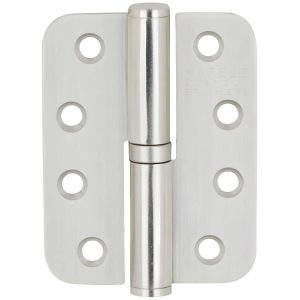 Häfele Aufschraubscharnier SG03 Türband für ungefälzte Innentüren Tragkraft bis 40 kg Edelstahl, rechts