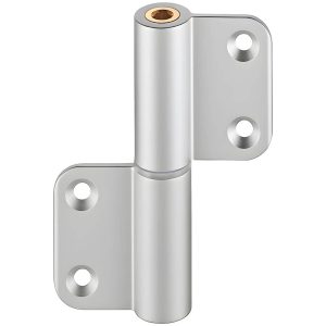 Häfele Aufschraubband aus Aluminium für Trennwandsystems & WC-Kabinen, Selbstschließend – DIN rechts