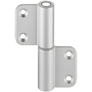 Häfele Aufschraubband aus Aluminium für Trennwandsystems & WC-Kabinen, Standard – DIN links