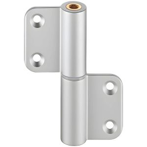 Häfele Aufschraubband aus Aluminium für Trennwandsystems & WC-Kabinen, Selbstschließend – DIN links