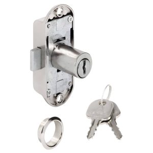 Häfele Drehstangen-Schloss H6116 Möbelschloss Piccolo-Nova Zylinder 18×23 mm, gleichschließend – Rechts – Dornmaß 15 mm