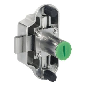Häfele Drehstangenschloss H6156 Symo Piccolo -Nova Dornmaß 25 mm, zum Einpressen – Links