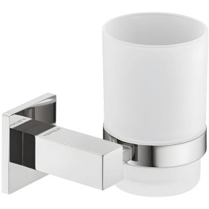 Häfele Becherhalter H3270 Messing chrom poliert eckig