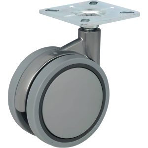 Häfele Doppel-Möbelrolle H4817 Transportrollen Tragkraft 50–70 kg lenkbar