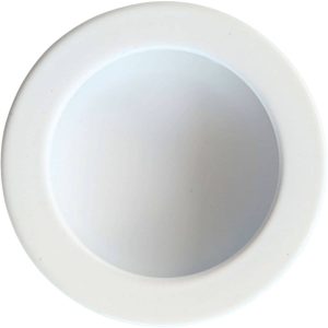 Mital Muschelgriff MA35 aus Metall, Ø 40 mm, Weiß matt