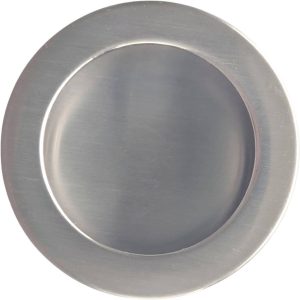 Mital Muschelgriff MA35 aus Metall, Ø 40 mm, Nickel satiniert