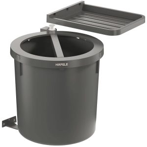 Häfele Abfallsammler CYCLE 500 zur Montage hinter Drehtüren, Korpusbreite 500 mm
