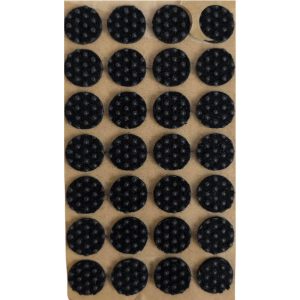 Folmag 28 Stk. Anti-Rutsch Filzgleiter Rund Ø 20 mm Schwarz