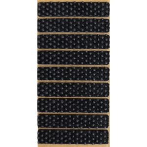 Folmag 9 Stk. Anti-Rutsch Filzgleiter Rechteck 15×80 mm Schwarz