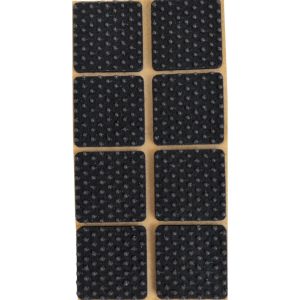 Folmag 8 Stk. Anti-Rutsch Filzgleiter Quadrat 38×38 mm Schwarz