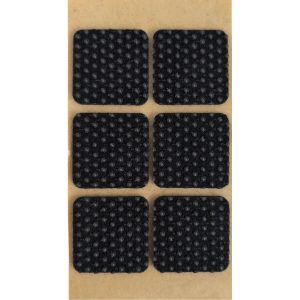 Folmag 6 Stk. Anti-Rutsch Filzgleiter Quadrat 40×40 mm Schwarz