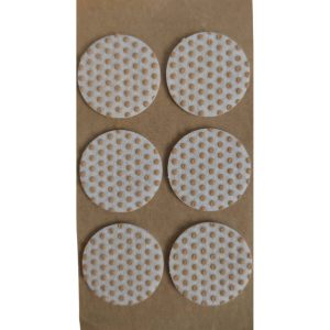Folmag 6 Stk. Anti-Rutsch Filzgleiter Rund Ø 40 mm Weiss