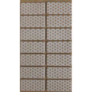 Folmag 14 Stk. Anti-Rutsch Filzgleiter Rechteck 20×44 mm Weiss