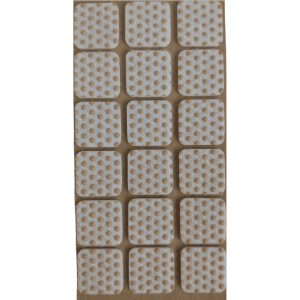 Folmag 6 Stk. Anti-Rutsch Filzgleiter Quadrat 40×40 mm Weiss