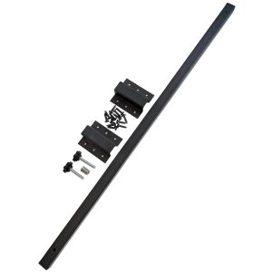 Siso Tischverlängerung KING 810 mm Stahl schwarz matt inkl. Befestigungsmaterial