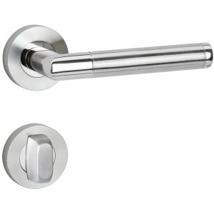Hermat Türdrücker SPACE aus Edelstahl, WC – Badezimmer Edelstahl matt