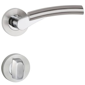 Hermat Türdrücker MIND aus Edelstahl, WC – Badezimmer Edelstahl matt