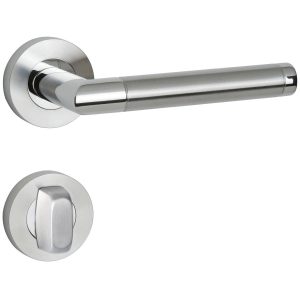 Hermat Türdrücker WIND aus Edelstahl, WC – Badezimmer Edelstahl matt