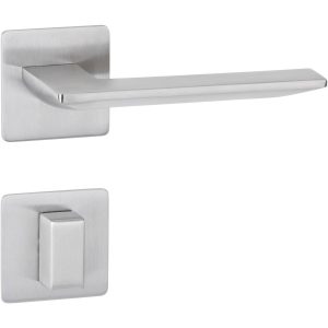 Hermat Türdrücker EDITION aus Edelstahl, WC – Badezimmer Edelstahl matt