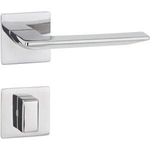 Hermat Türdrücker EDITION aus Edelstahl, WC – Badezimmer Chrom poliert