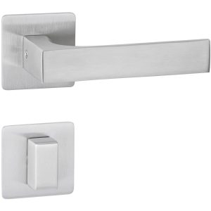 Hermat Türdrücker INVITE aus Edelstahl, WC – Badezimmer Edelstahl matt