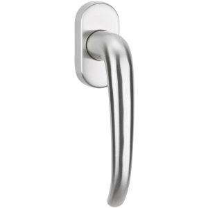 Hermat Fenstergriff BASIC 08 aus Edelstahl, Edelstahl matt