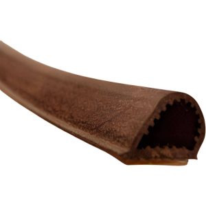 Ellen Flügelfalz-Tropfendichtung 232 aus Silikon selbstklebend, 6 Meter braun