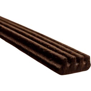 Ellen Dichtungsband ELLENFLEX aus Gummi selbstklebend für Türen und Fenster 7,5 Meter, braun 2 – 3 mm Spaltmaß