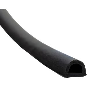 Ellen Dichtungsband ELLENFLEX aus Gummi selbstklebend für Türen und Fenster 7,5 Meter, schwarz 4 – 6 mm Spaltmaß