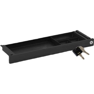 BMB Unterbau-Schublade STORIT SLIM aus Kunststoff, abschließbar 718 x 230 x 60 mm Schwarz