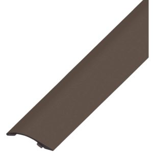 Alfer Höhenausgleichsprofil aus Aluminium gewölbt, 39 x 7,5 mm Ausgleichshöhe 2 – 12 mm Bronze eloxiert 1000 mm